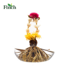 Finch Nuevo té de desintoxicación floreciente hecho a mano con brotes de jazmín y té verde